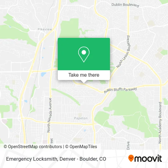 Emergency Locksmith map