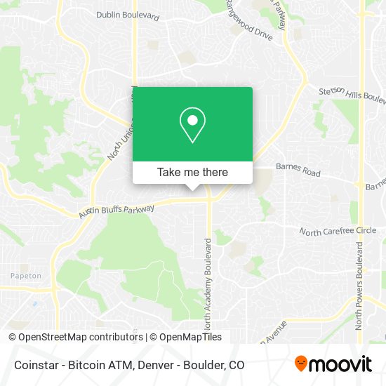 Coinstar - Bitcoin ATM map