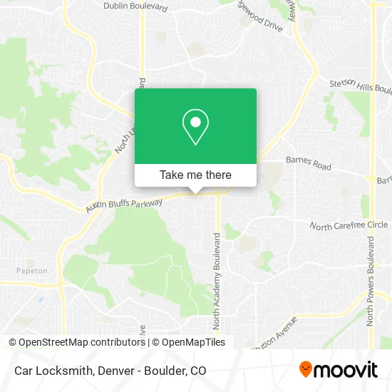 Car Locksmith map