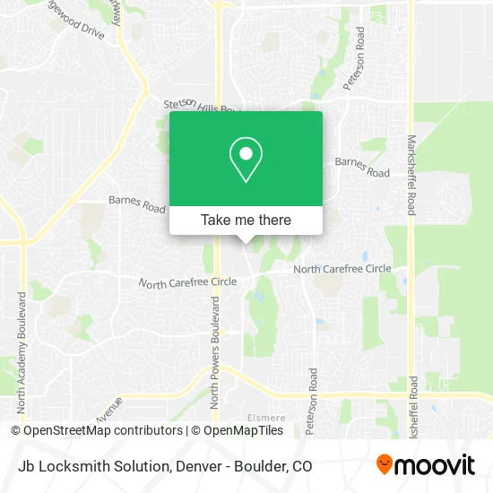 Jb Locksmith Solution map