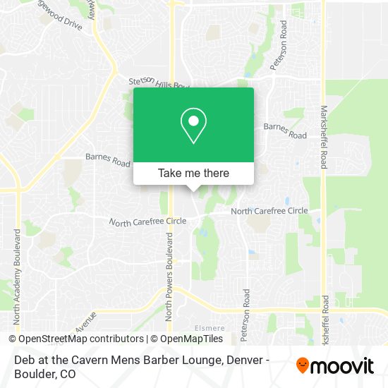 Deb at the Cavern Mens Barber Lounge map