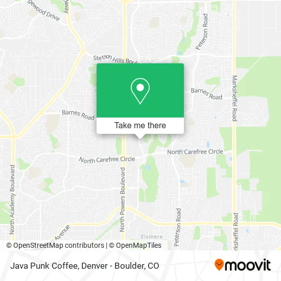 Java Punk Coffee map