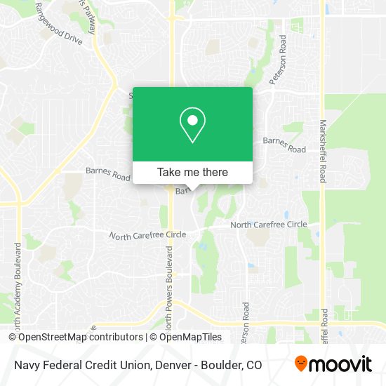 Navy Federal Credit Union map