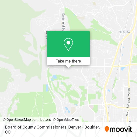 Mapa de Board of County Commissioners