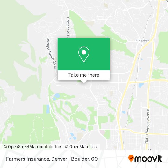Mapa de Farmers Insurance