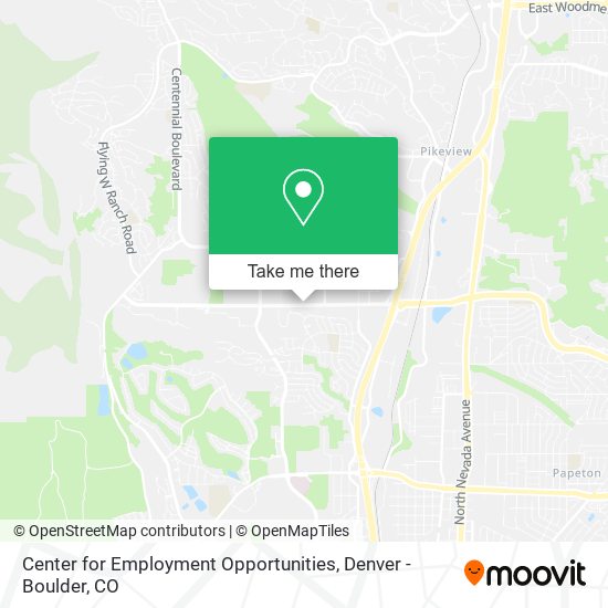 Mapa de Center for Employment Opportunities