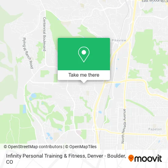 Infinity Personal Training & Fitness map
