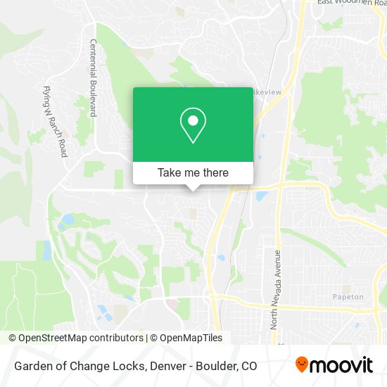 Garden of Change Locks map
