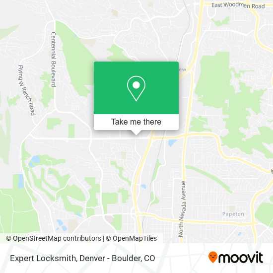 Mapa de Expert Locksmith