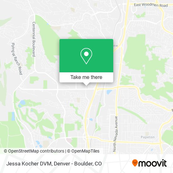 Mapa de Jessa Kocher DVM