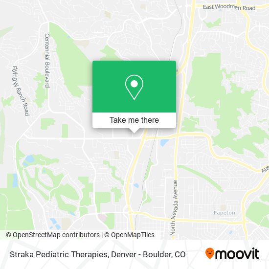 Straka Pediatric Therapies map