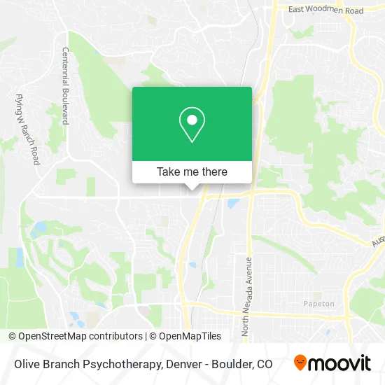 Olive Branch Psychotherapy map