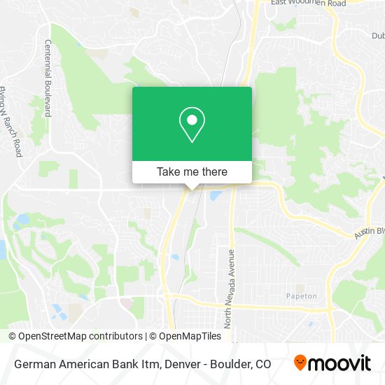 Mapa de German American Bank Itm