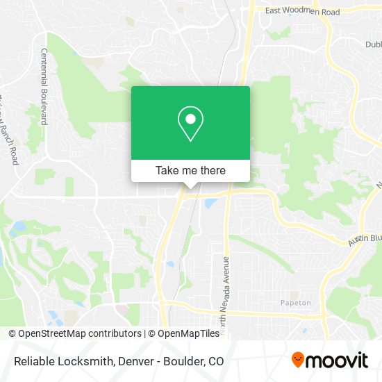 Reliable Locksmith map