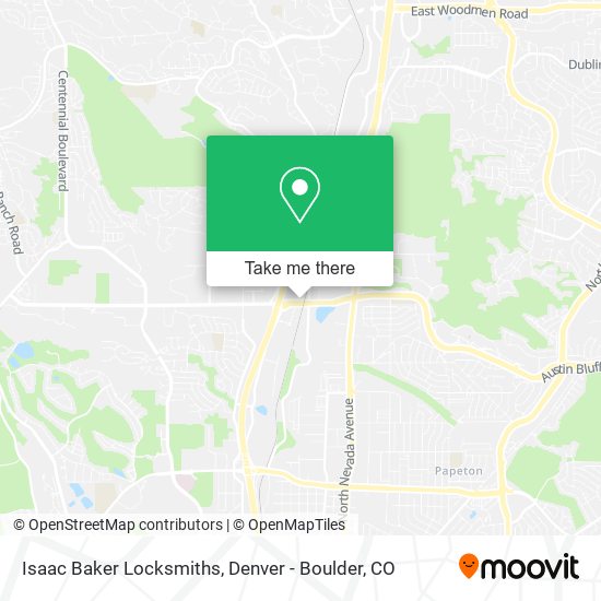 Mapa de Isaac Baker Locksmiths