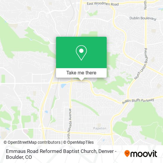 Emmaus Road Reformed Baptist Church map