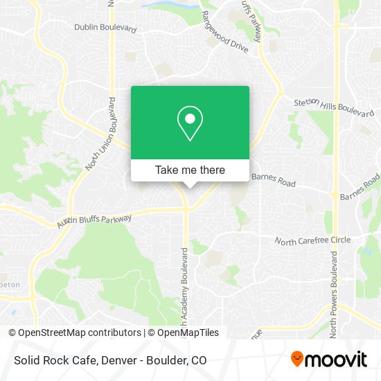 Solid Rock Cafe map