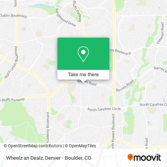 Mapa de Wheelz an Dealz