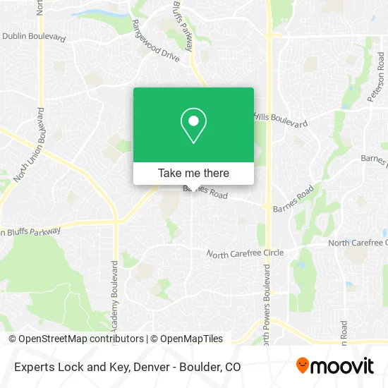 Experts Lock and Key map