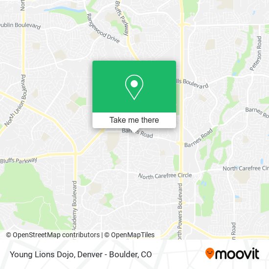 Mapa de Young Lions Dojo