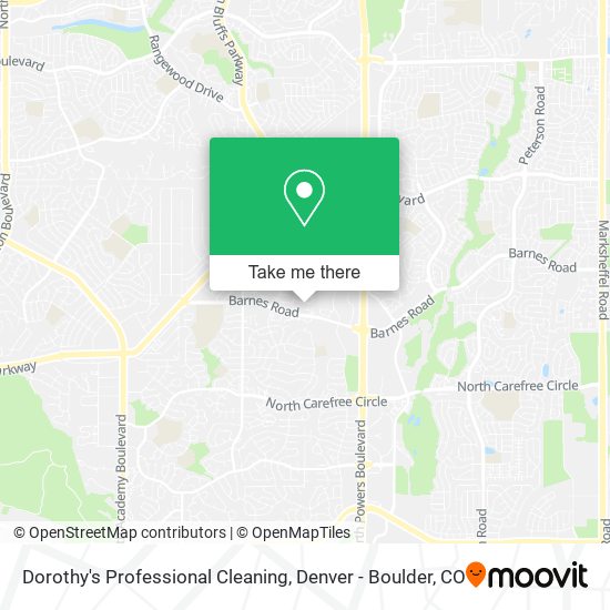 Dorothy's Professional Cleaning map