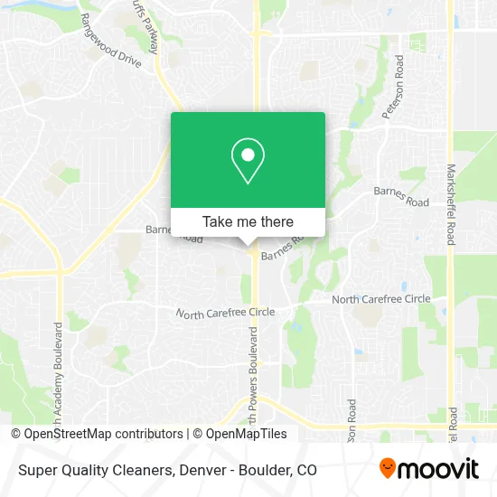 Super Quality Cleaners map