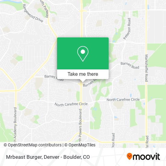 Mapa de Mrbeast Burger