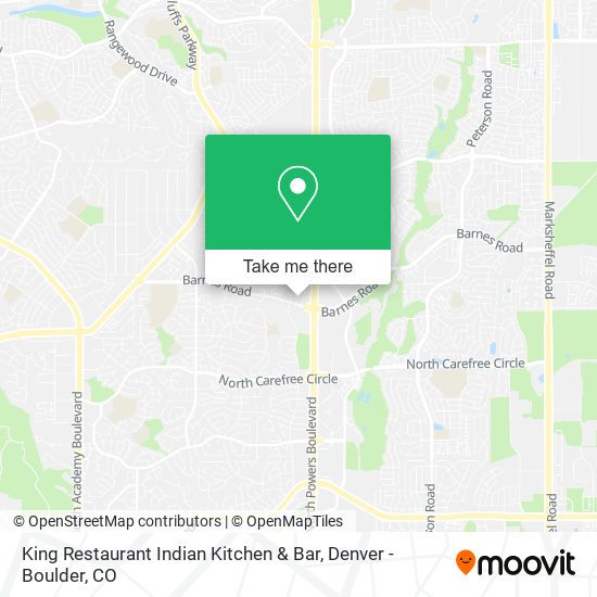 Mapa de King Restaurant Indian Kitchen & Bar