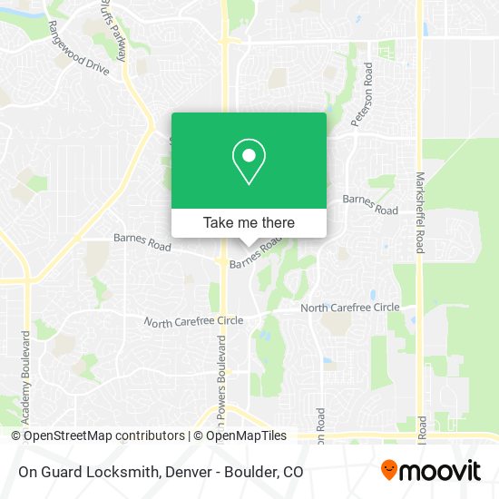 On Guard Locksmith map