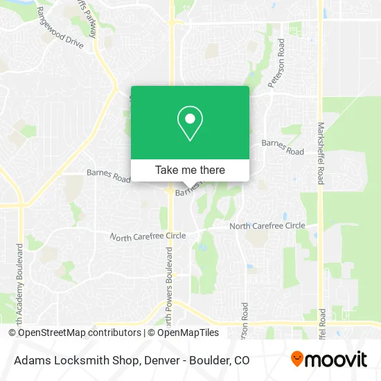 Adams Locksmith Shop map
