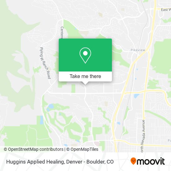 Huggins Applied Healing map