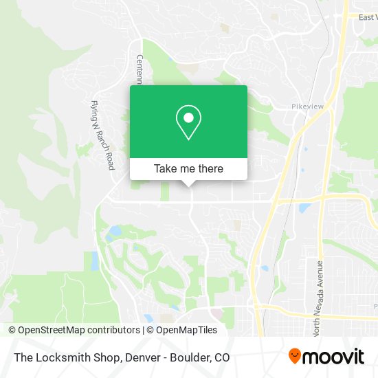 Mapa de The Locksmith Shop