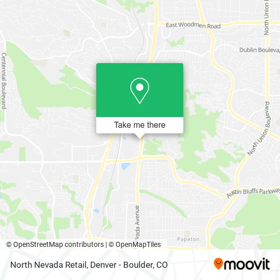 Mapa de North Nevada Retail