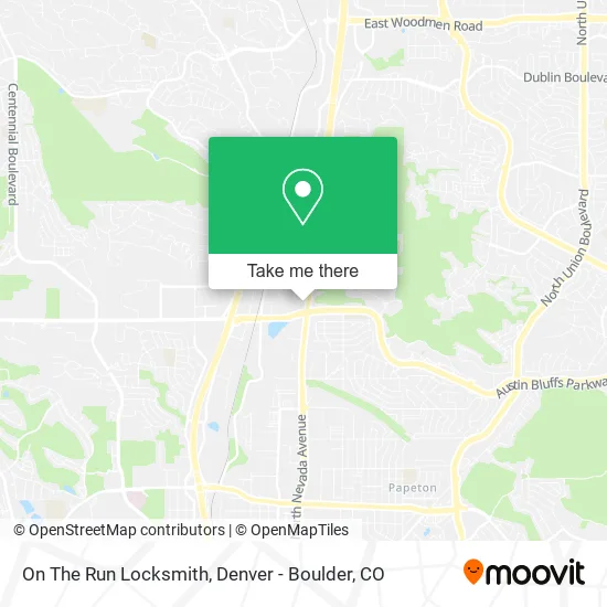 On The Run Locksmith map