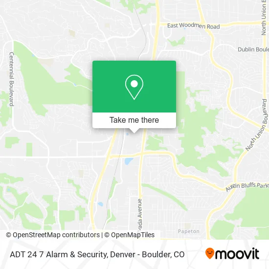 ADT 24 7 Alarm & Security map