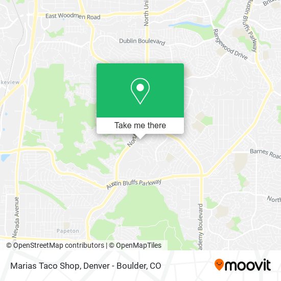 Marias Taco Shop map