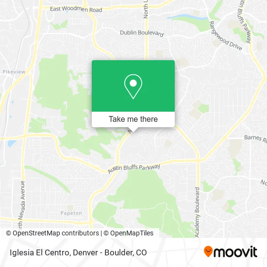 Iglesia El Centro map