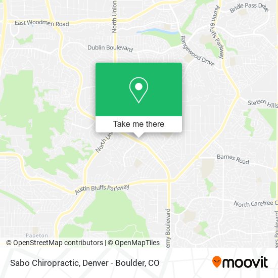 Mapa de Sabo Chiropractic