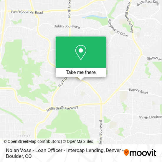 Nolan Voss - Loan Officer - Intercap Lending map
