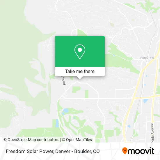 Freedom Solar Power map