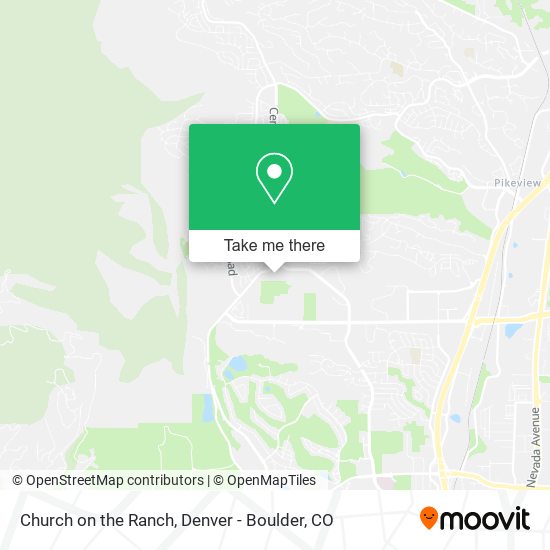 Church on the Ranch map