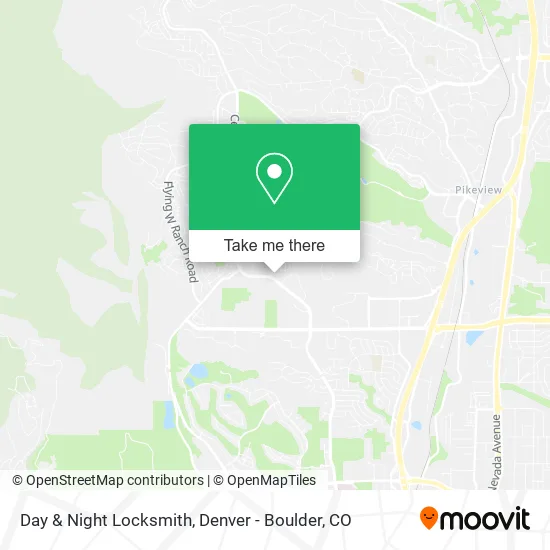Day & Night Locksmith map