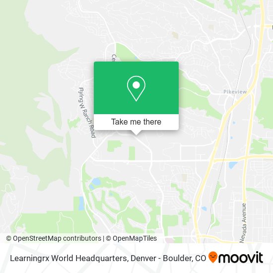 Mapa de Learningrx World Headquarters