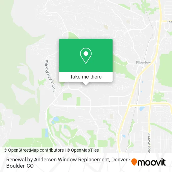 Renewal by Andersen Window Replacement map