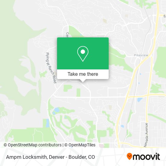 Mapa de Ampm Locksmith