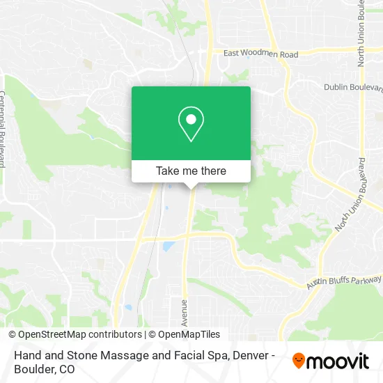 Hand and Stone Massage and Facial Spa map