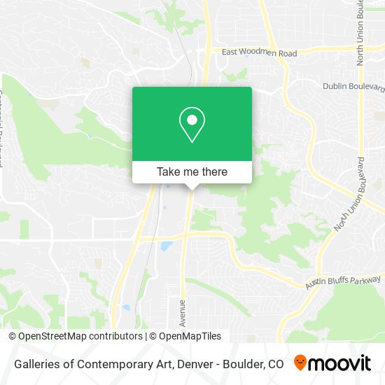 Galleries of Contemporary Art map