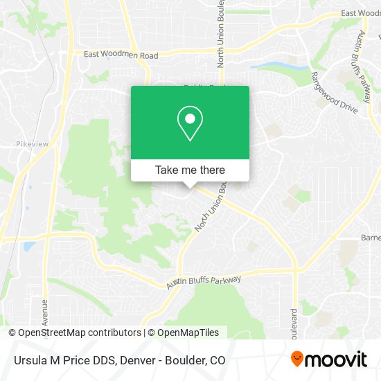 Mapa de Ursula M Price DDS