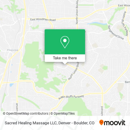 Mapa de Sacred Healing Massage LLC