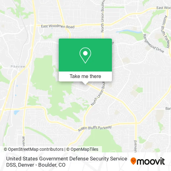 Mapa de United States Government Defense Security Service DSS